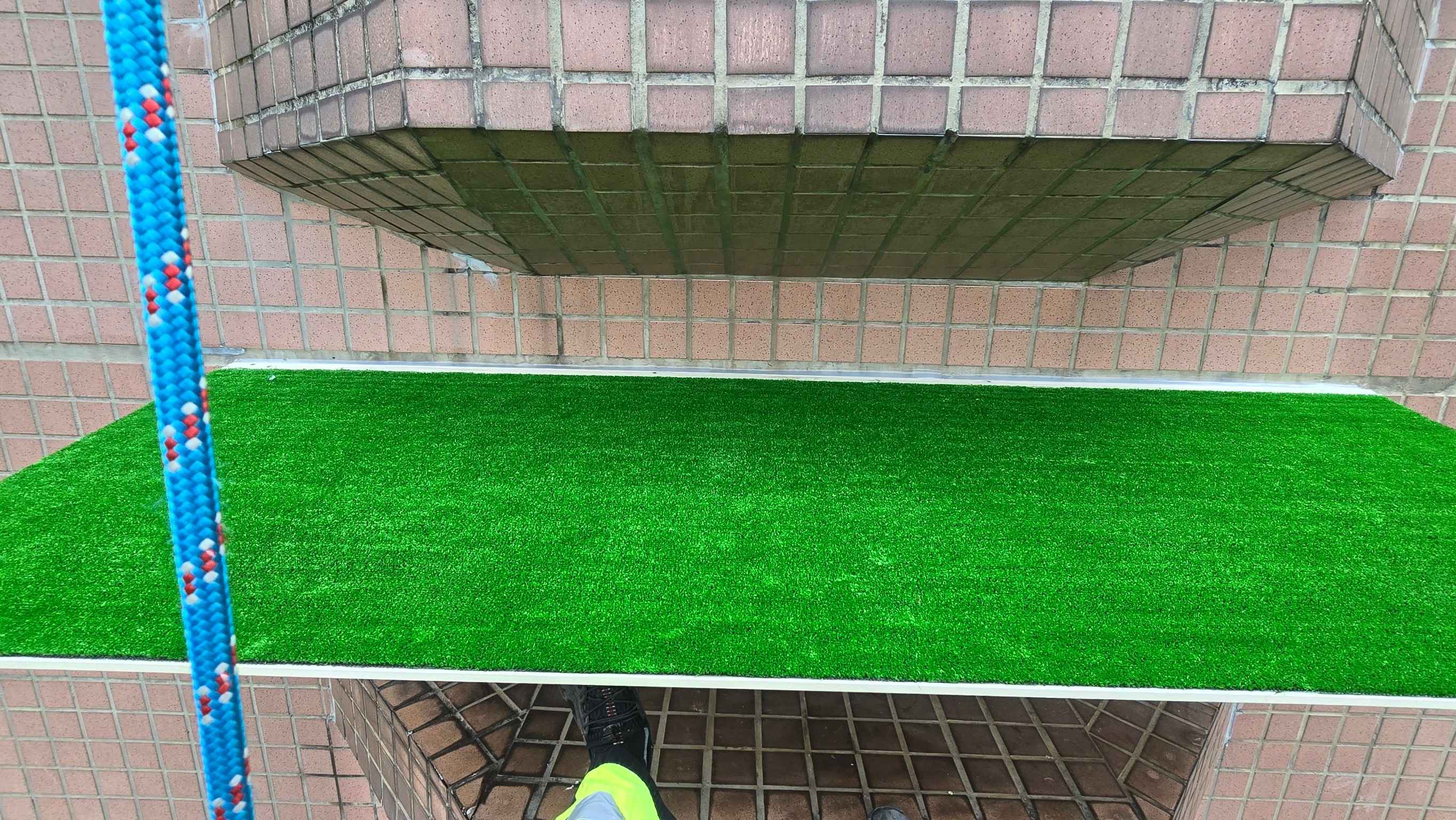 雨遮更新 人工草皮 施工圖